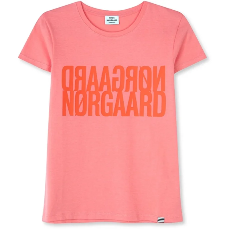 Mads Nørgaard Single Organic Tuvina T-Shirt Shell Pink