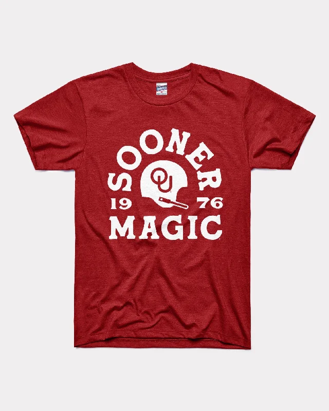 Sooner Magic Football 1976 Cardinal T-Shirt