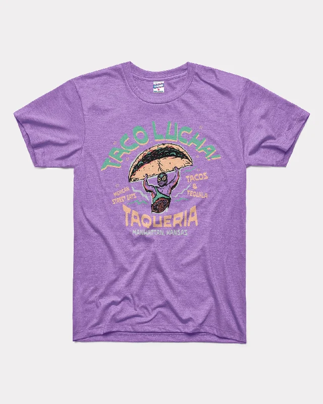 Taco Lucha Lavender T-Shirt