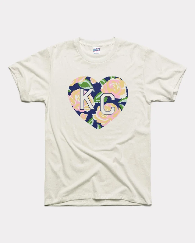 Tamara Day KC Heart Vintage White T-Shirt