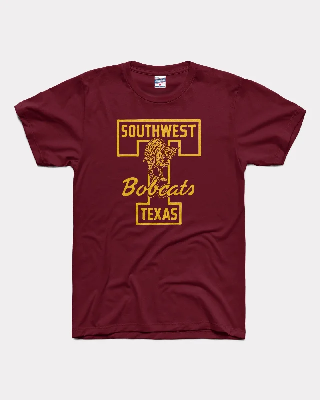 Texas State Bobcats Southwest Maroon T-Shirt