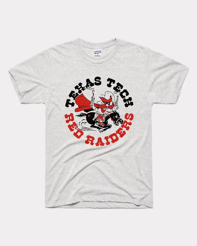 Texas Tech Masked Rider Circle Ash T-Shirt