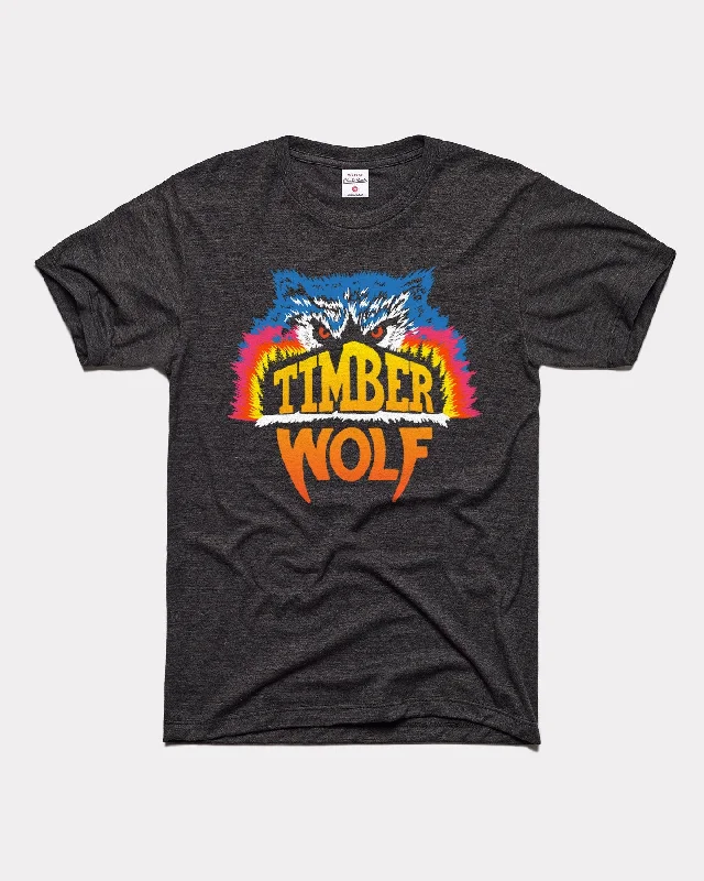 Worlds of Fun Timber Wolf Vintage Black T-Shirt