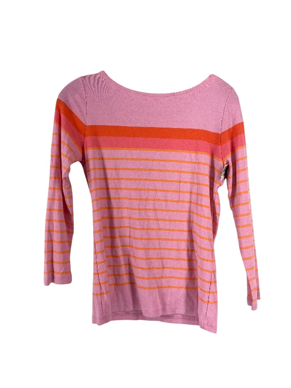 Top 3/4 Sleeve By Vineyard Vines In Striped Pattern, Size: S