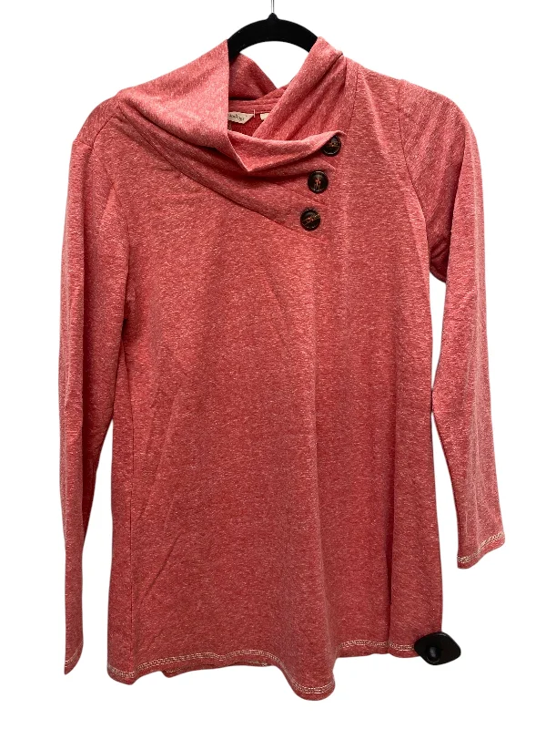 Top Long Sleeve Basic By Soft Surroundings In Red, Size: Xs