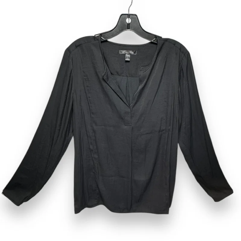 Top Long Sleeve By Banana Republic In Black, Size: L