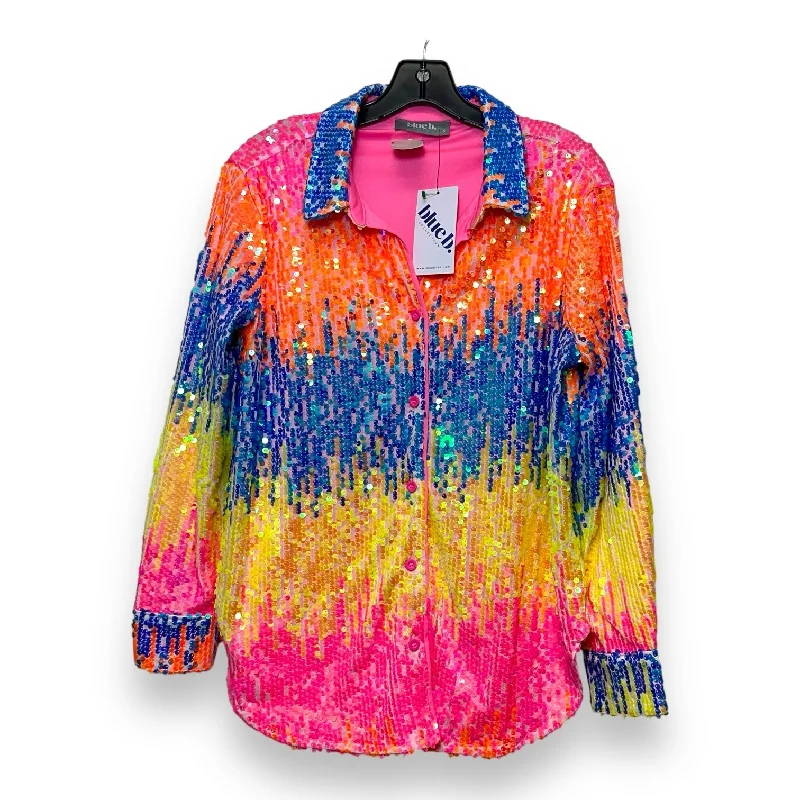 Top Long Sleeve By Blue B In Multi-colored, Size: S