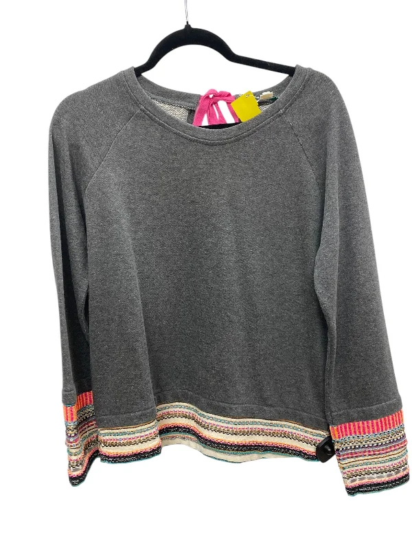 Top Long Sleeve By Clothes Mentor In Grey, Size: Xs