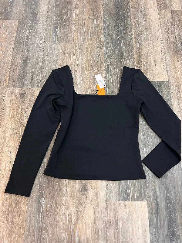 Top Long Sleeve By Express In Black, Size: M