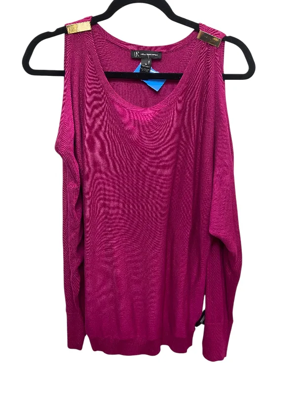 Top Long Sleeve By Inc In Purple, Size: M