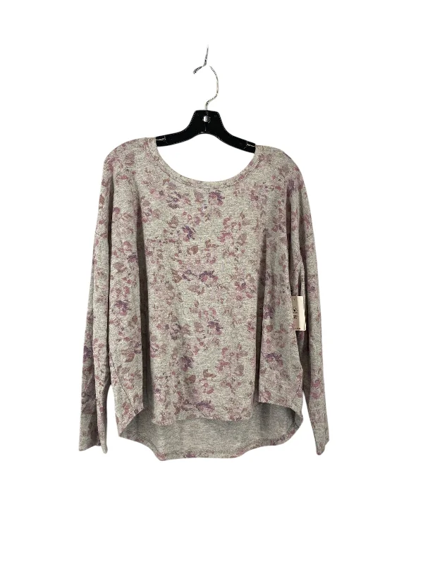 Top Long Sleeve By Lucky Brand In Floral Print, Size: L