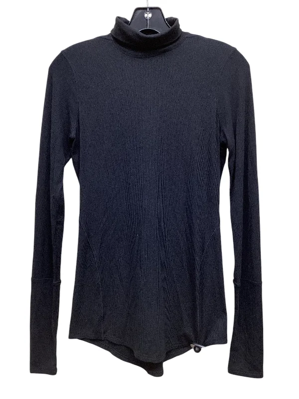 Top Long Sleeve By Lululemon In Black, Size: S