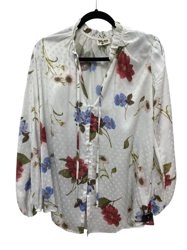 Top Long Sleeve By Show Me Your Mumu In Floral Print, Size: Xs