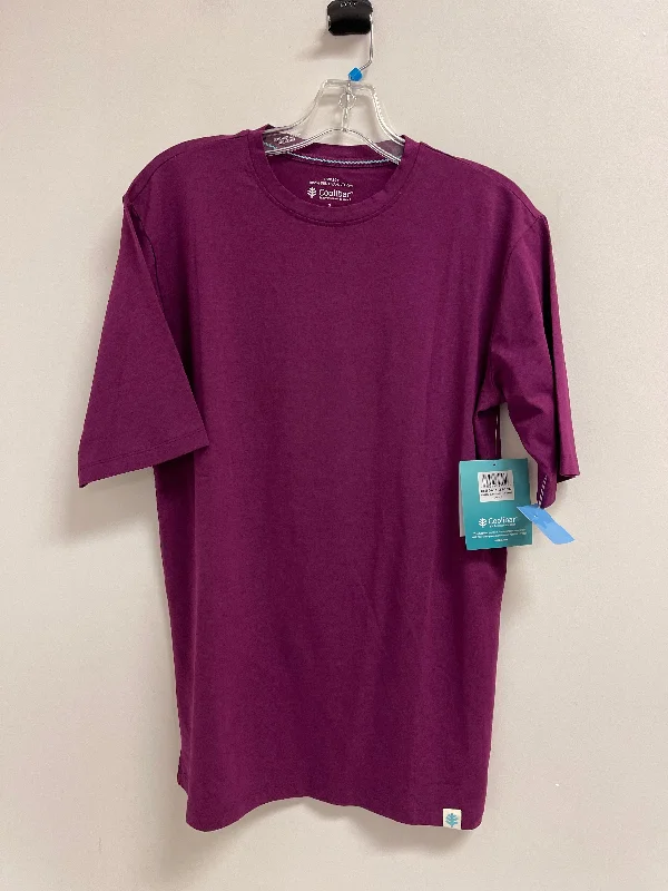 Tunic 3/4 Sleeve By Clothes Mentor In Purple, Size: S