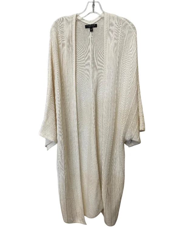 Cardigan By Banana Republic In Cream, Size: L