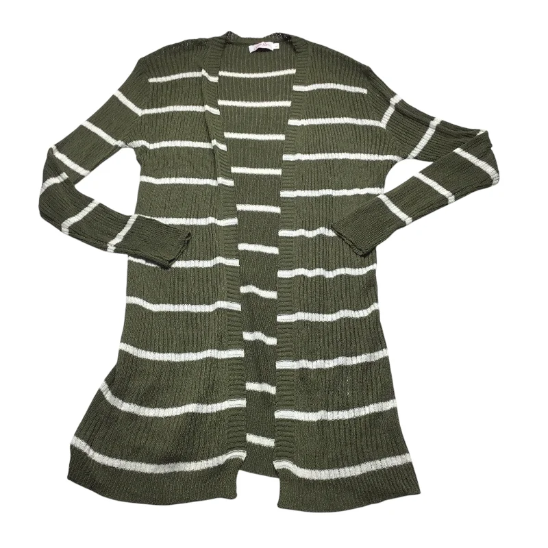 Cardigan By Clothes Mentor In Green, Size: L