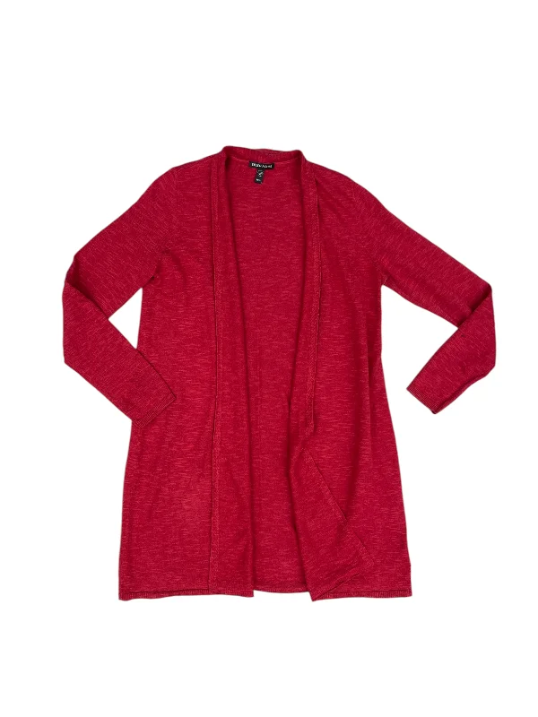 Cardigan By Eileen Fisher In Red, Size: Xs