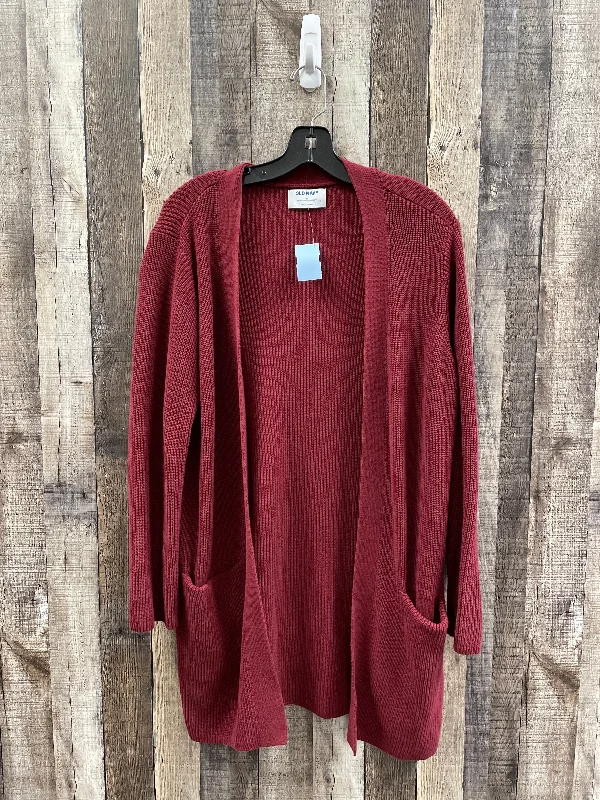 Cardigan By Old Navy In Maroon, Size: M