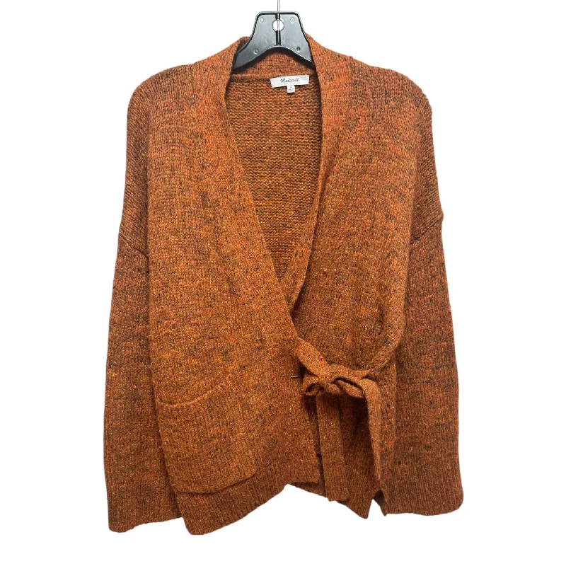 Loring Wrap Cardigan Sweater By Madewell In Donegal Bison, Size: M