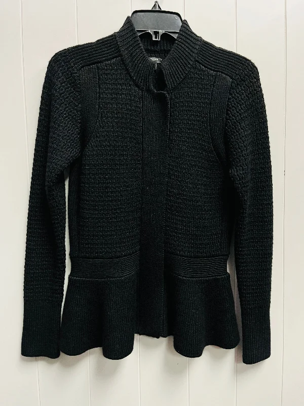 Sweater Cardigan By Ann Taylor In Black, Size: M