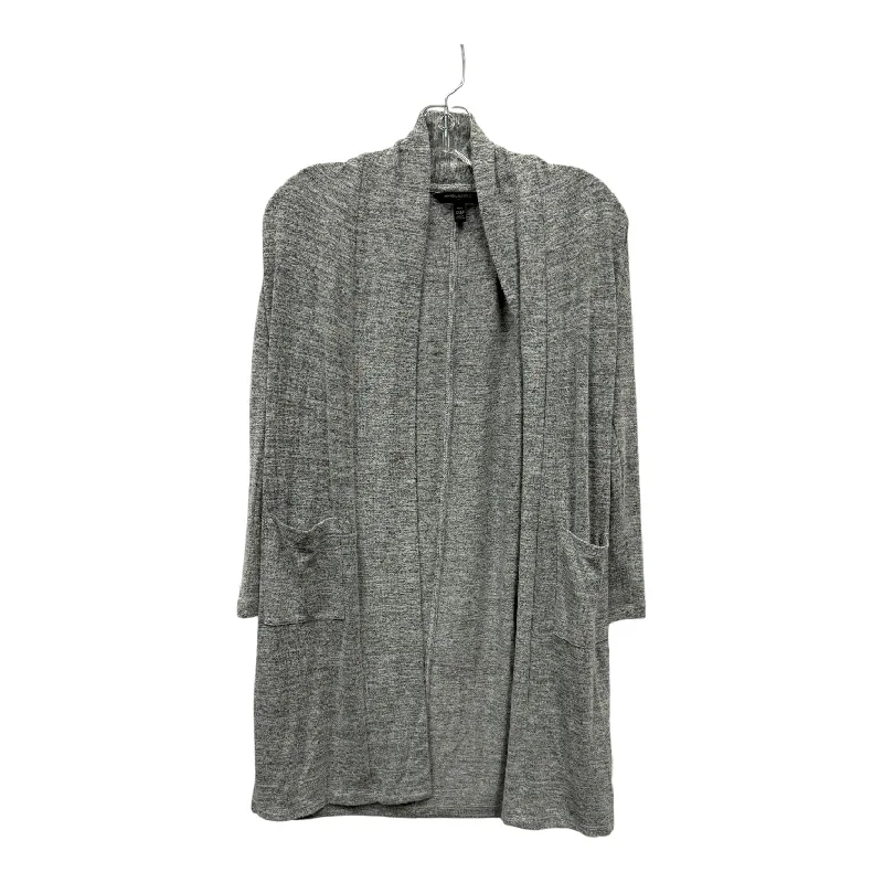 Sweater Cardigan By Banana Republic In Grey, Size:Xs petite