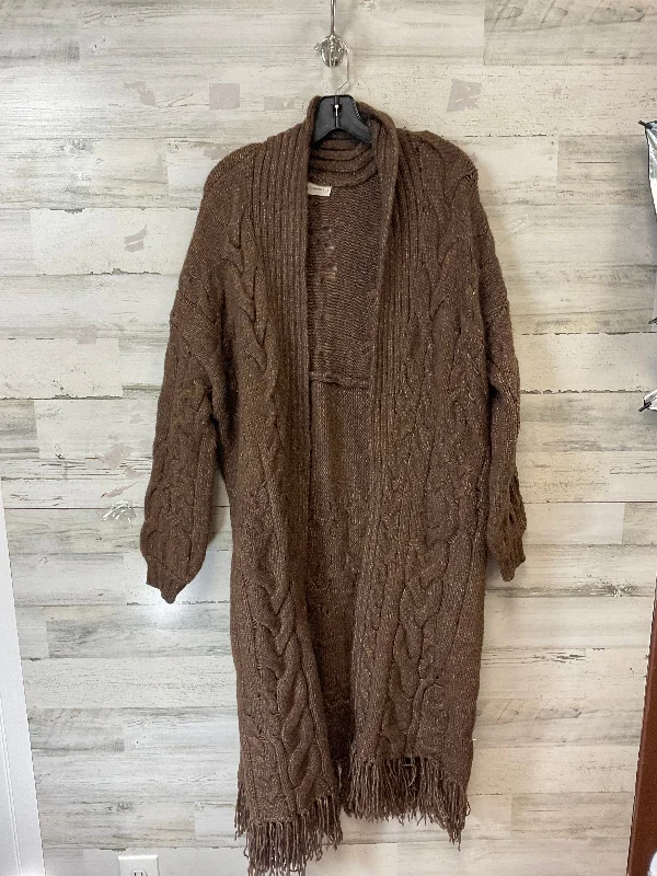 Sweater Cardigan By By Together In Brown, Size: M