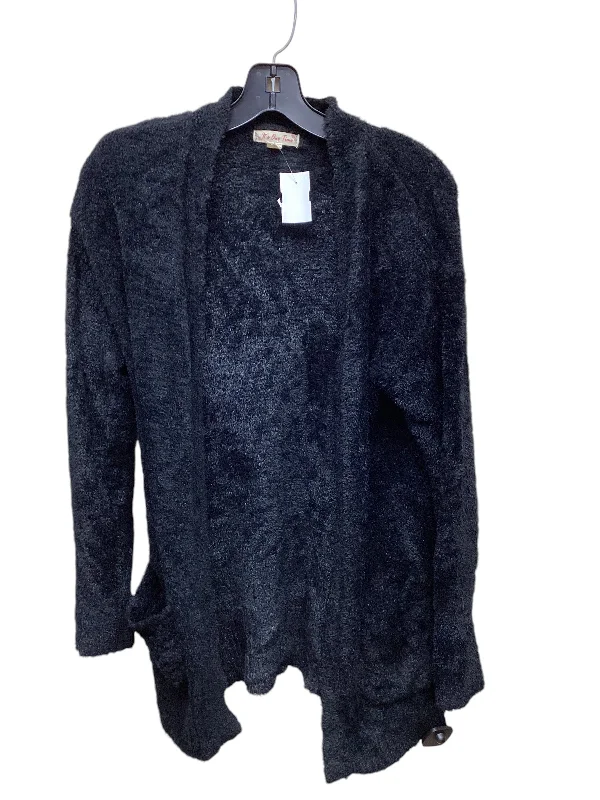 Sweater Cardigan By Clothes Mentor In Black, Size: M