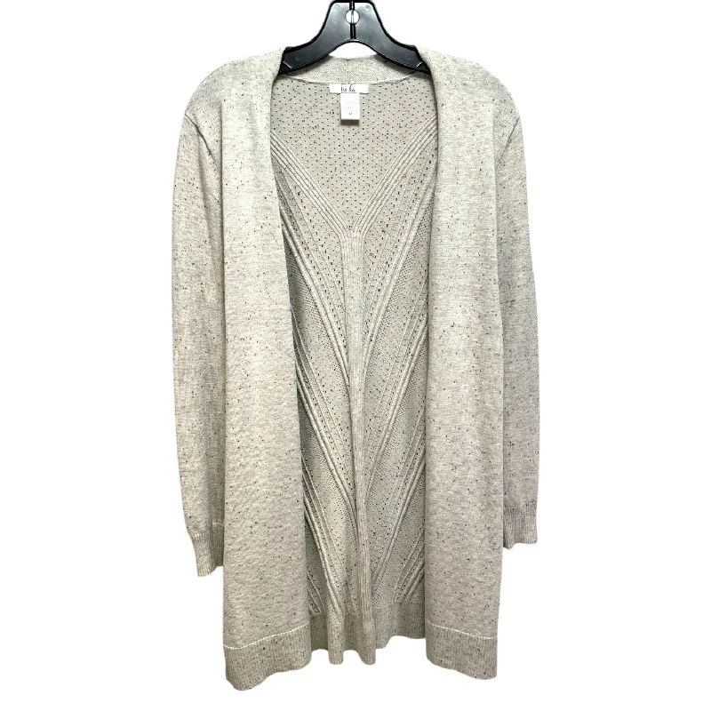 Sweater Cardigan By Isola In Taupe, Size: M