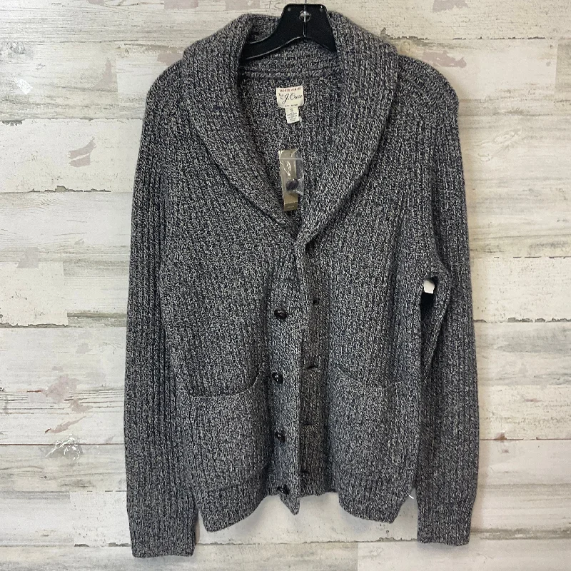 Sweater Cardigan By J. Crew In Black, Size: S