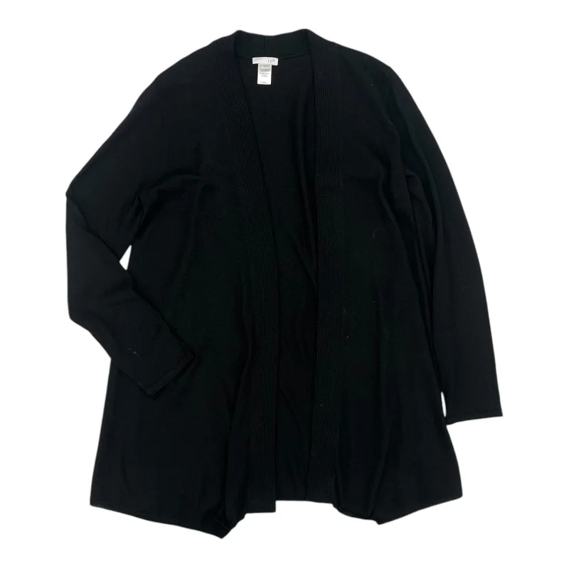 Sweater Cardigan By J. Jill In Black, Size:S