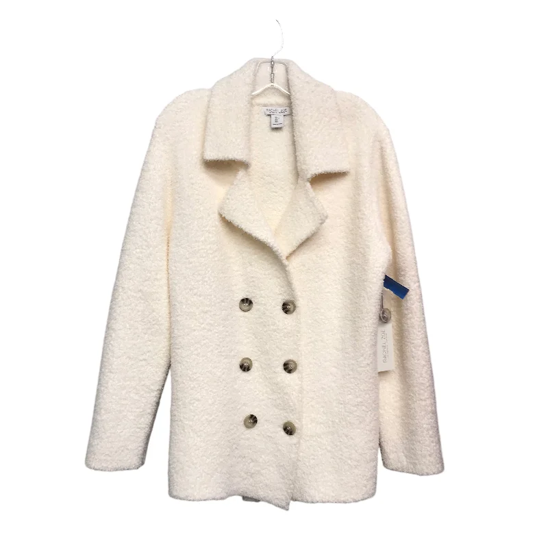 Sweater Cardigan By Rachel Zoe In Ivory, Size:L