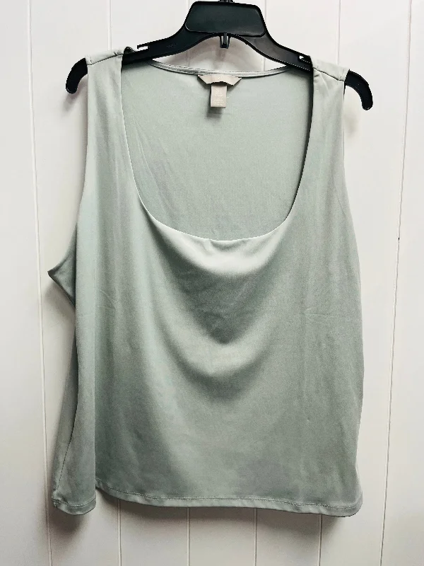 Top Sleeveless Basic By H&m In Grey, Size: Xxl