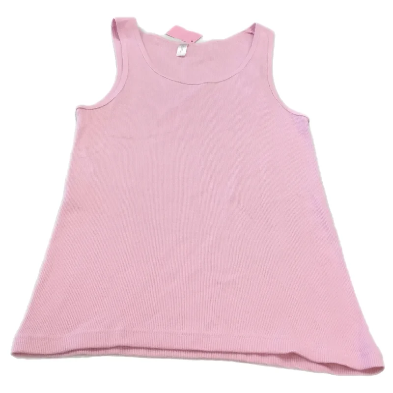 Top Sleeveless Basic By J Crew In Pink, Size: Xl