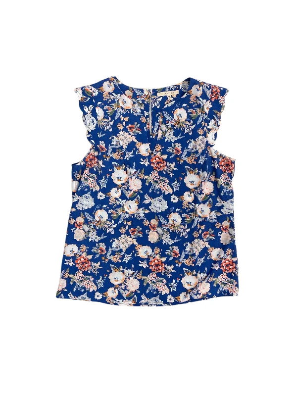 Top Sleeveless By 41 Hawthorn In Floral Print, Size: M