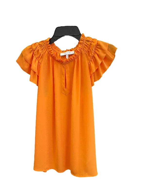 Top Sleeveless By Clothes Mentor In Orange, Size: Xs