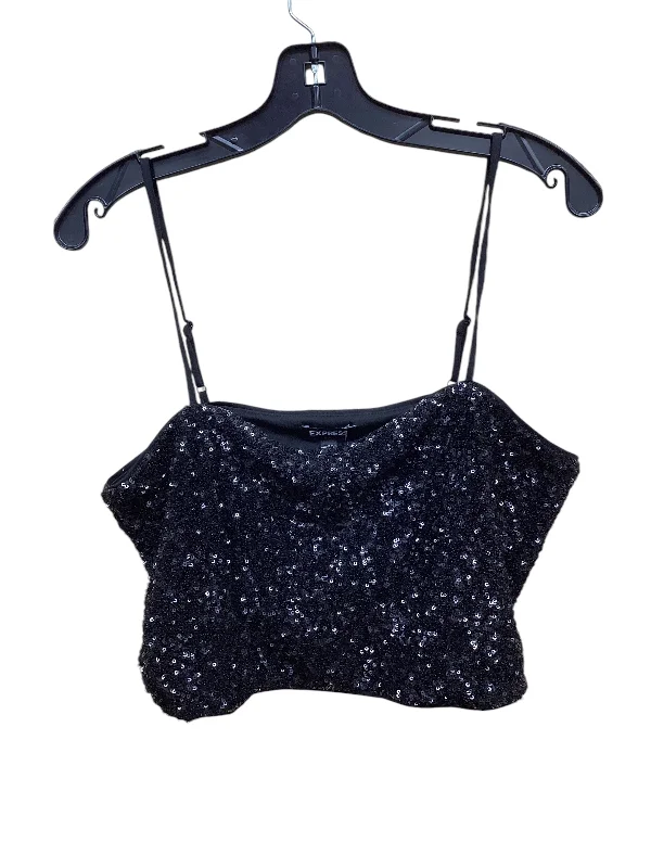 Top Sleeveless By Express In Black, Size: L