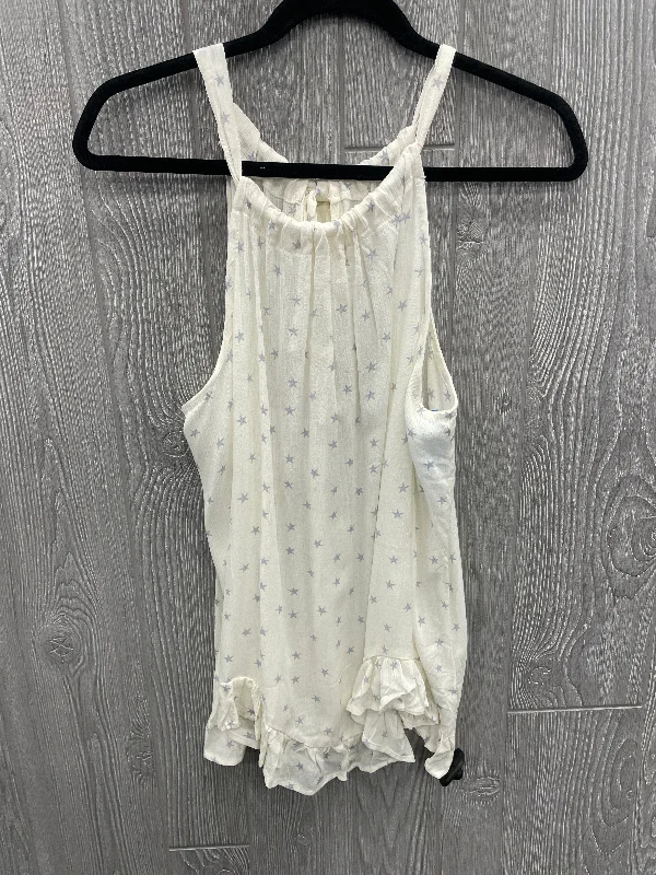 Top Sleeveless By Maurices In Cream, Size: Xl