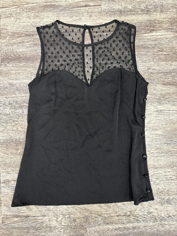 Top Sleeveless Designer By Milly In Black, Size: S