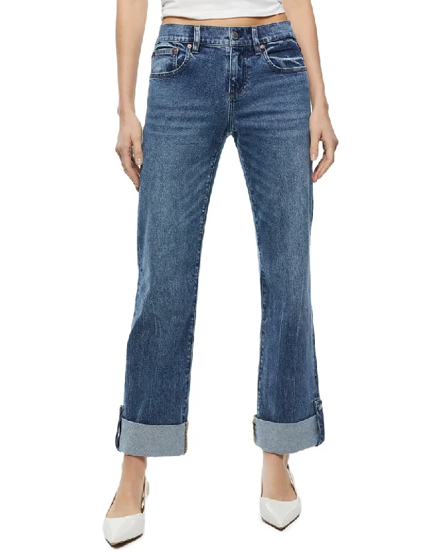 alice + olivia Abilene Ultra Low-Rise Jean