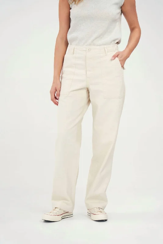 Baker Pant In Natural White