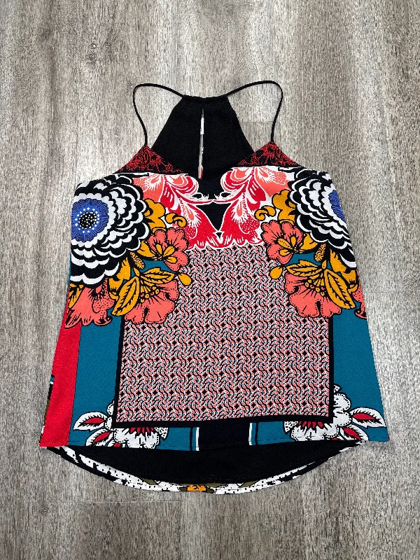 Blouse Sleeveless By Express In Multi-colored, Size: S