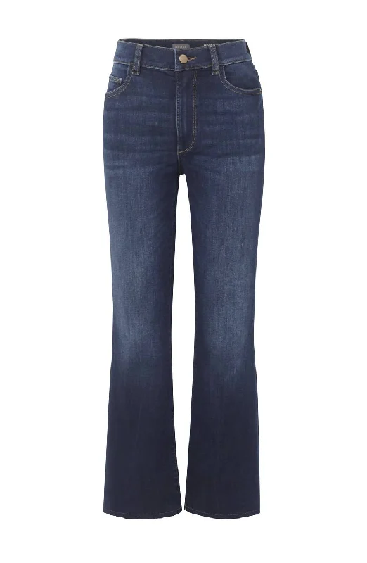 Bridget Boot High Rise Jeans In Thunderbird