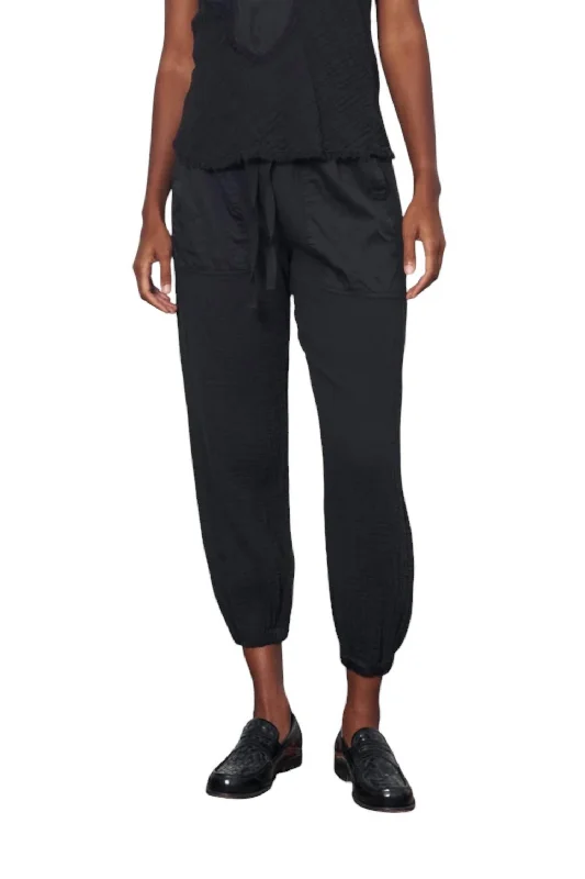 Cameroon Gauze Pants In Black