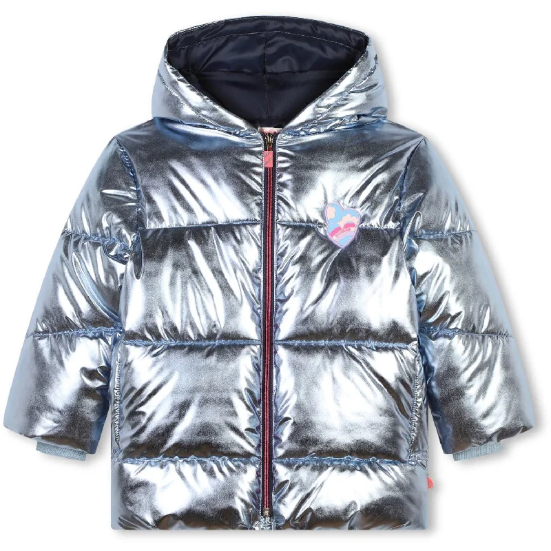 Billieblush Alaskan Blue Puffer Jacket