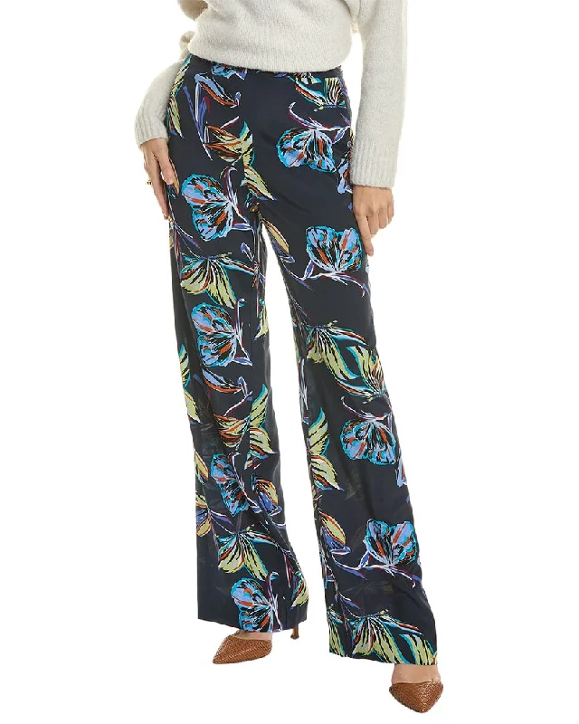 Diane von Furstenberg Federica Silk-Blend Pant