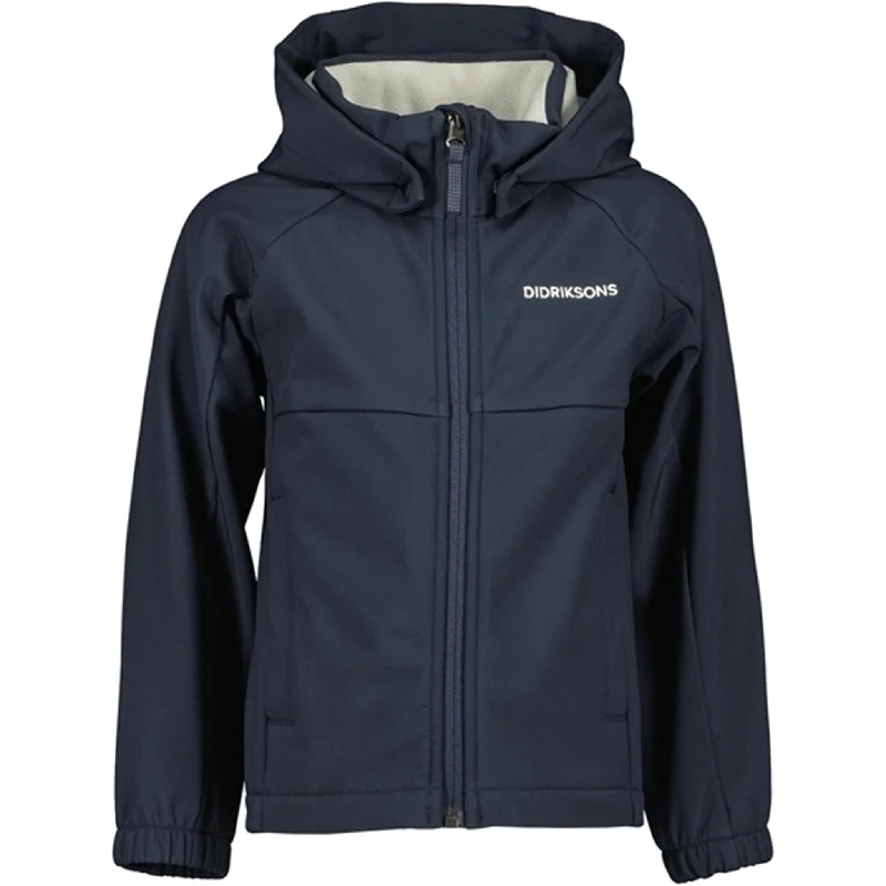 Didriksons Navy Troel Kids Jacket