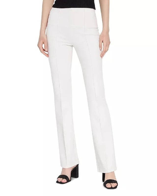 Elysse Ponte Pant In Chalk