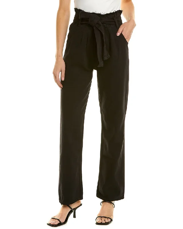 HUDSON Jeans High-Rise Paperbag Straight Pant