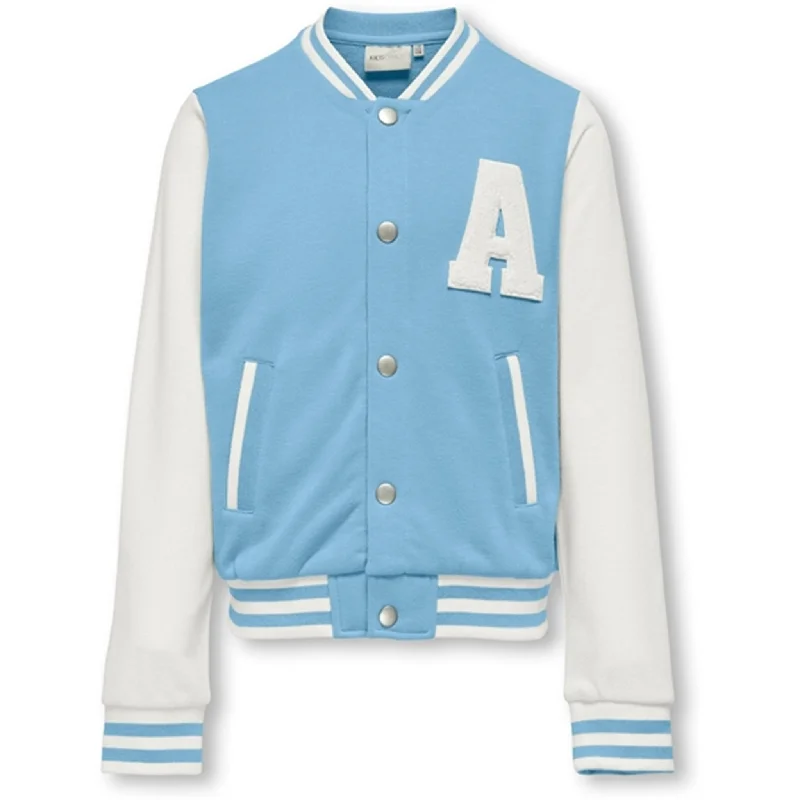 Kids ONLY Clear Sky / Cloud Dancer Rocky Bomber Jacket