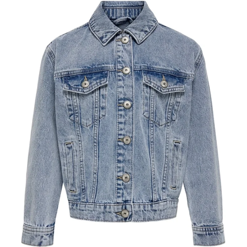 Kids ONLY Light Blue Denim Ocean Oversize Denim Jacket